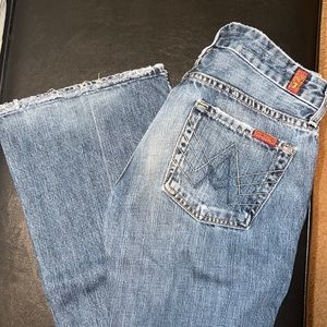 7 For All Mankind distressed A pocket jeans 27